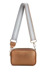 Taske med Taskestrop Metallic  L22 x H15 cm